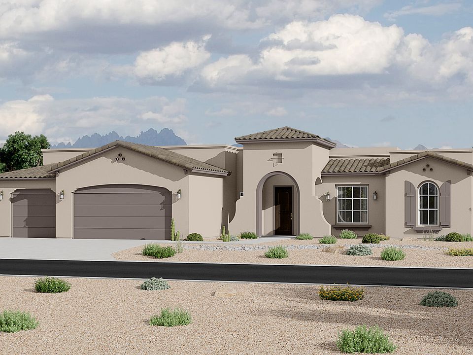 Spanish Elevation - 3 Car Garage Option