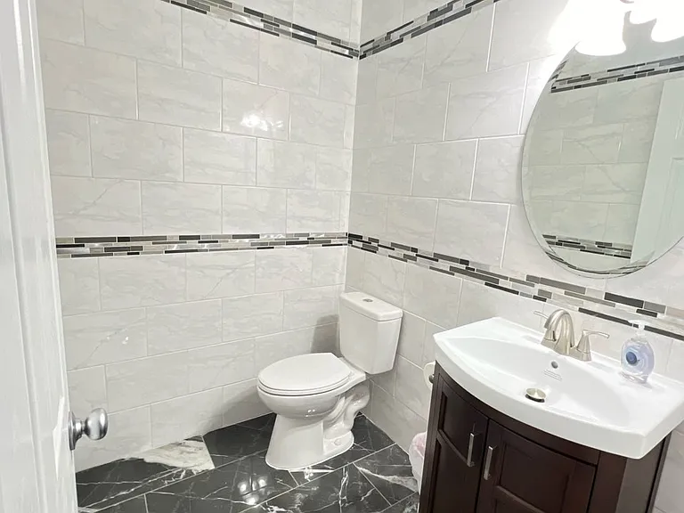 Half bath on main level.