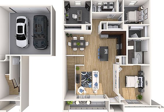 Residence 3 3D Floor Plan
