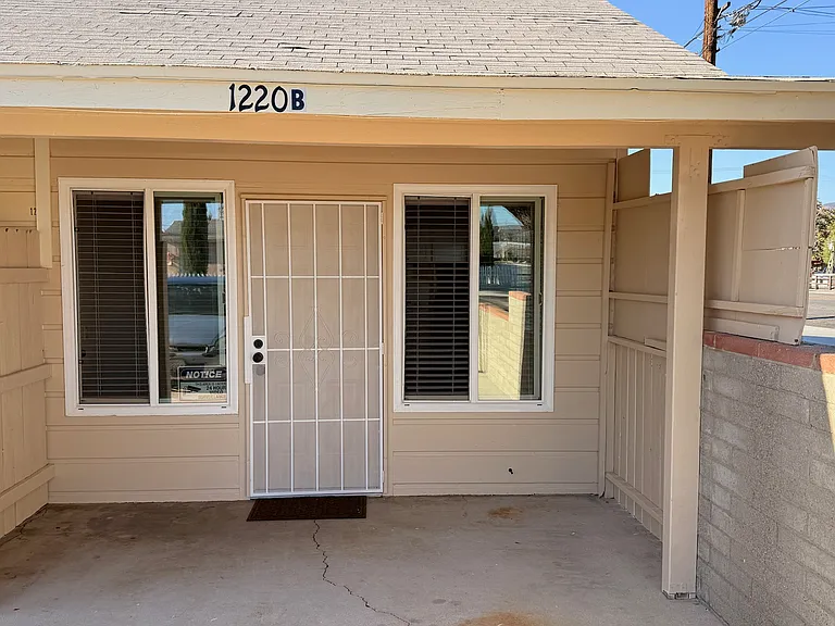 Front of unit