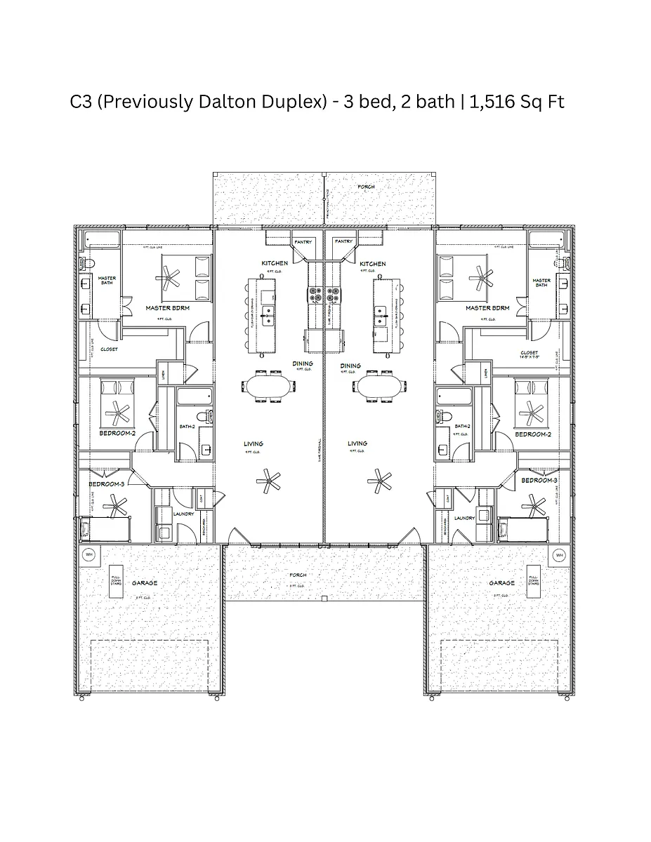 Floor plan C3 - Duplex