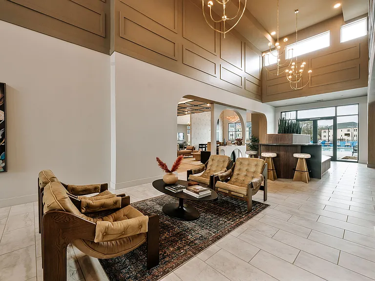 Expansive Clubhouse at Archer Eastfield Station Apartments