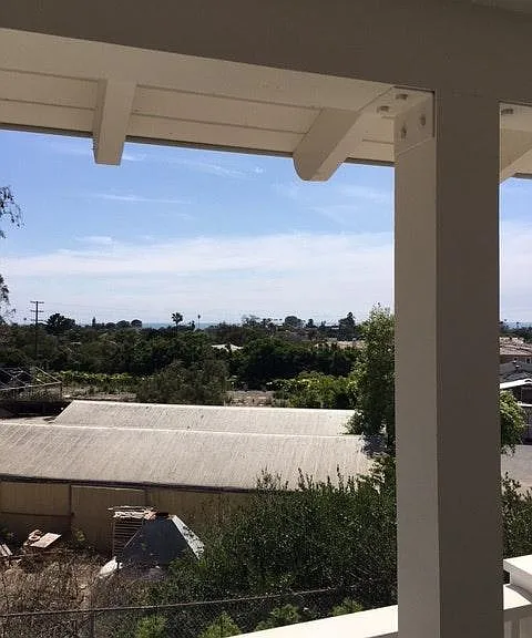 view off the balcony