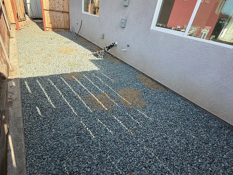 private yard