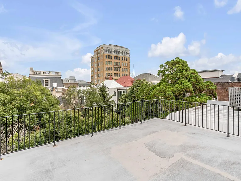 View from rooftop terrace toward South Broad Street.