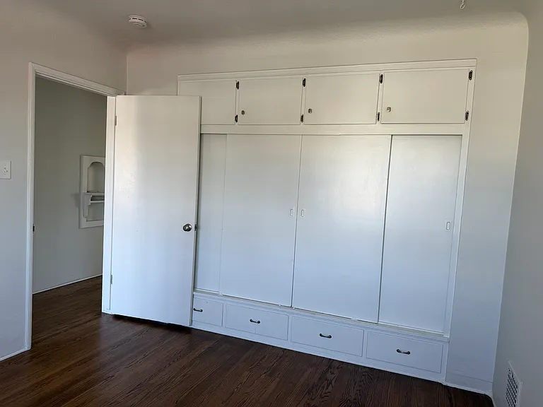 Front bedroom closets