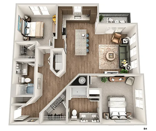Floor plan B4