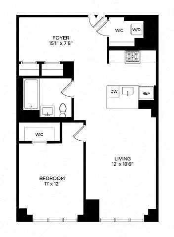 Floor plan 1CS West