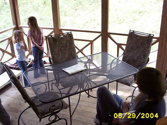 Screened porch