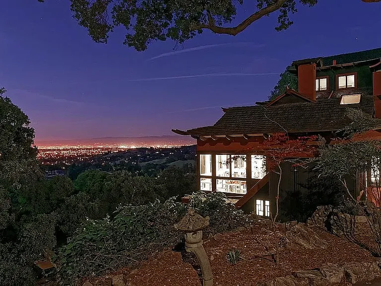 Dramatic night time views.