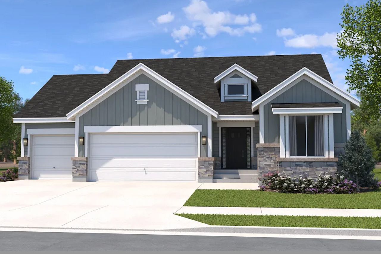 Trenton Plan, Build on Your Lot Davis Capital Homes, Clearfield, UT