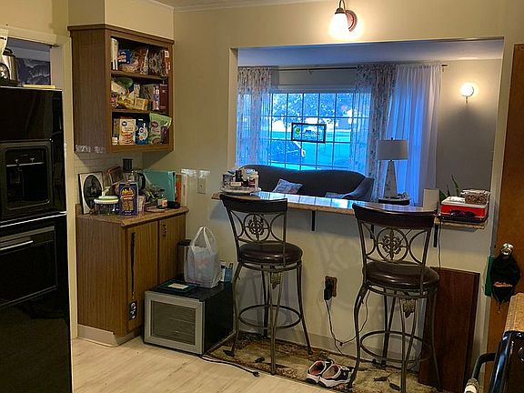 Breakfast nook in kitchen