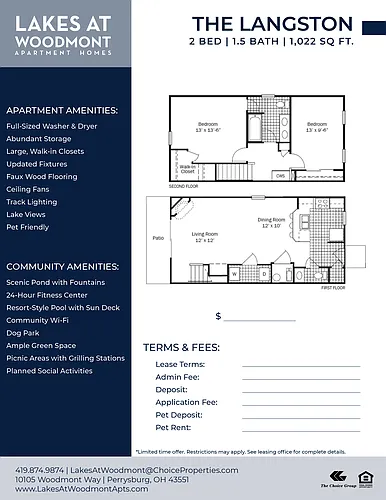 Floor plan Langston