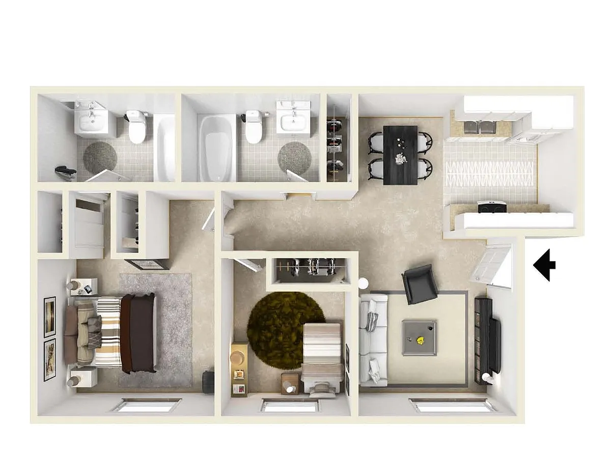 Floor plan The Oak