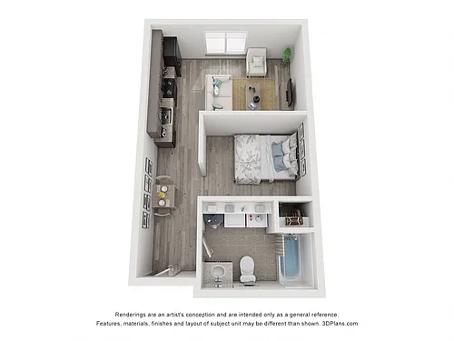 Floor plan Studio