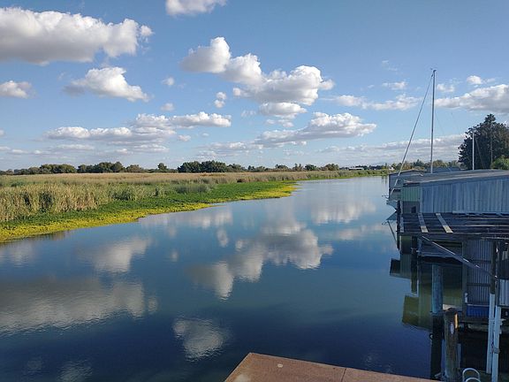 view south from dock