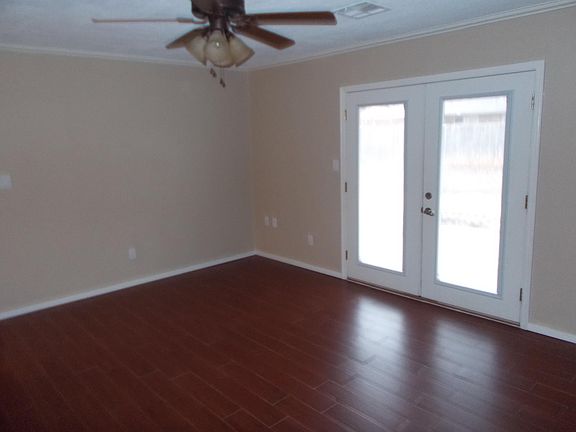 Living room French doors