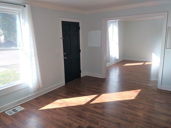 Front entrance and living area