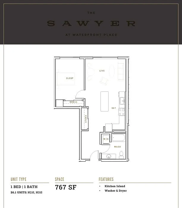 Floor plan B61