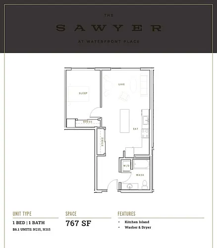 Floor plan B61