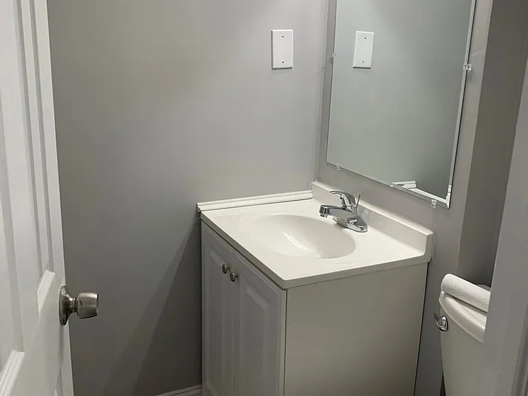 first floor half bath