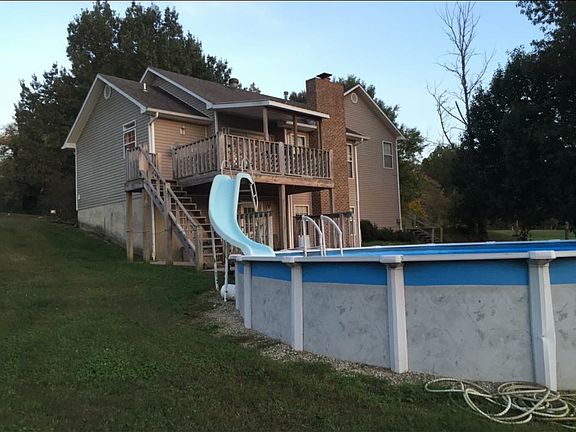 Back yard and pool 