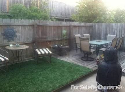 Cozy deck space