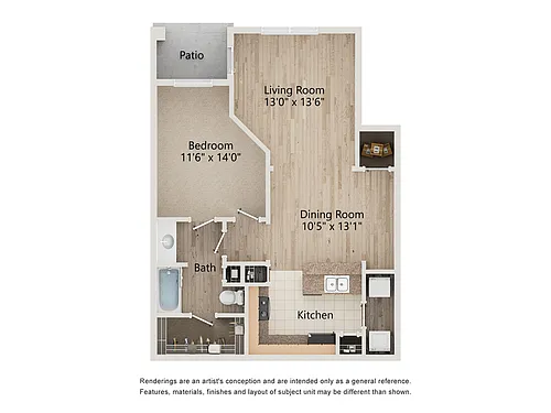 Floor plan Chelsea