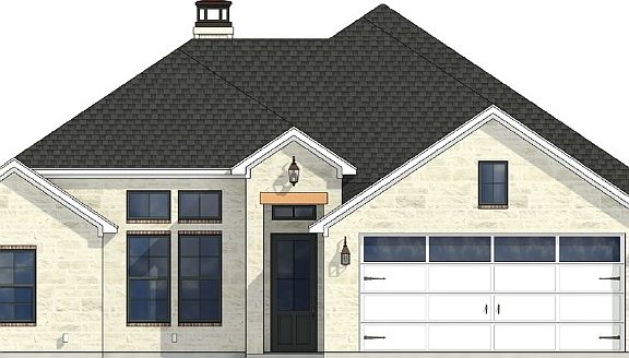 Gruene Elevation B Front Entry