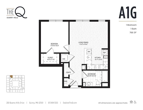 Floor plan A1G