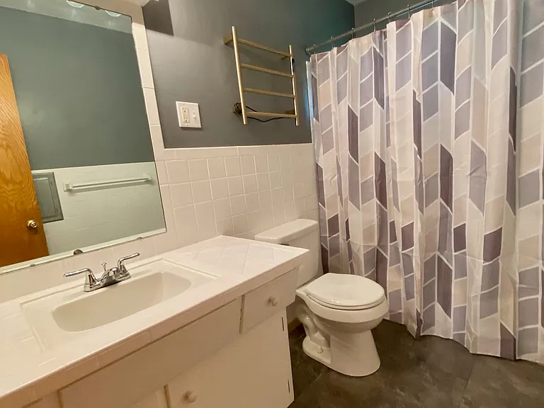 First floor full bathroom