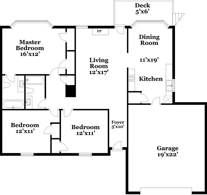 3 bed, 2.0 bath, 1334 sqft, $1,760 — Photo 2
