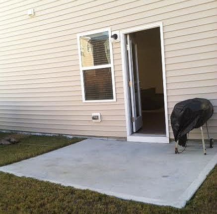 Backyard patio