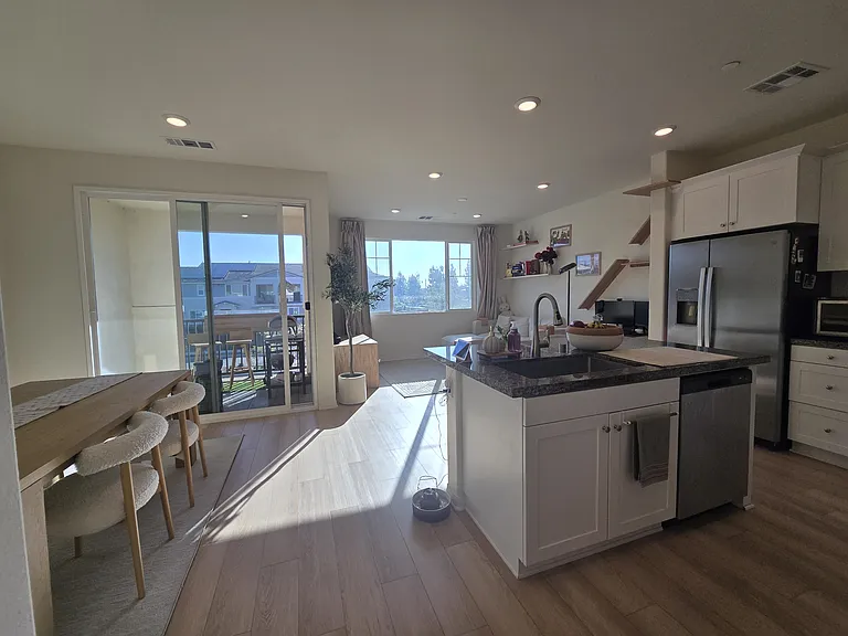 Living Area/Kitchen/Dining