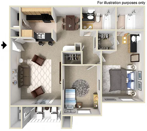 Floor plan B1