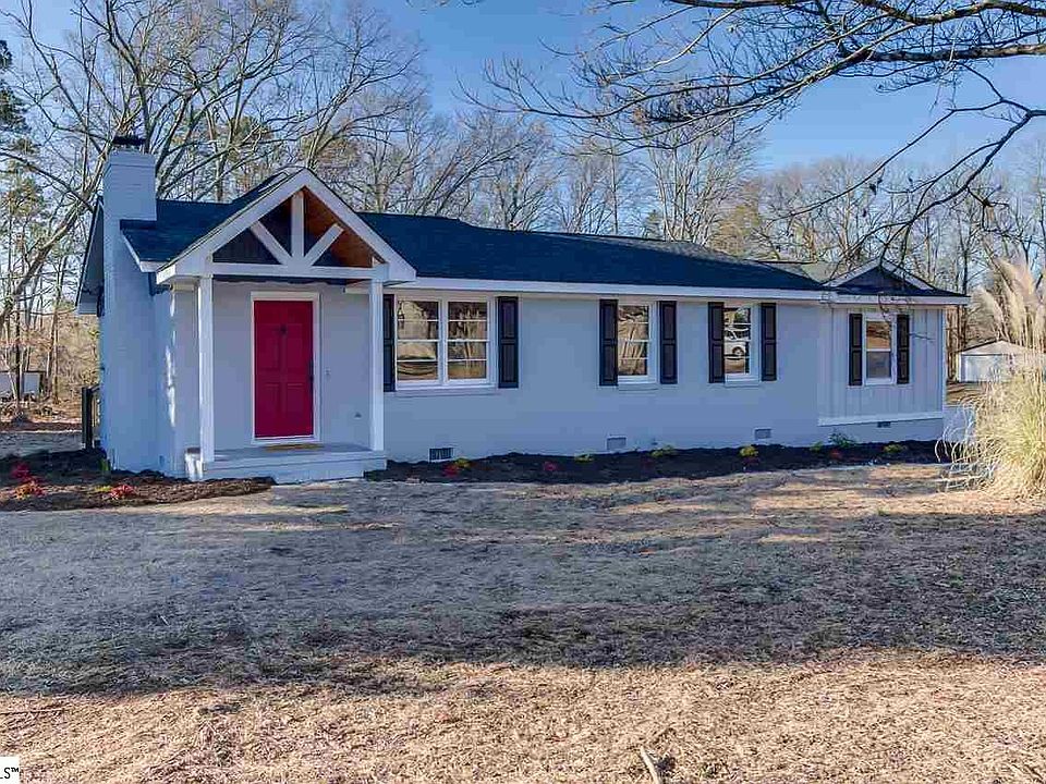 NEW roof, paint, shutters, landscape, and portico addition.