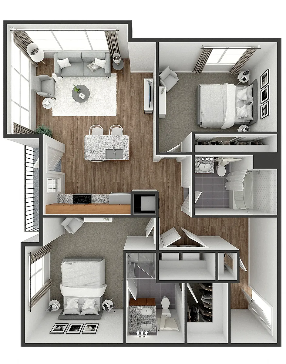 Floor plan Belgian Large