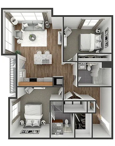 Floor plan Belgian Large