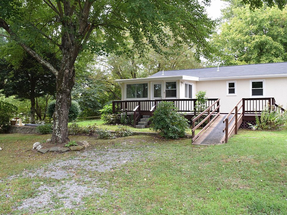 Rear view of home.