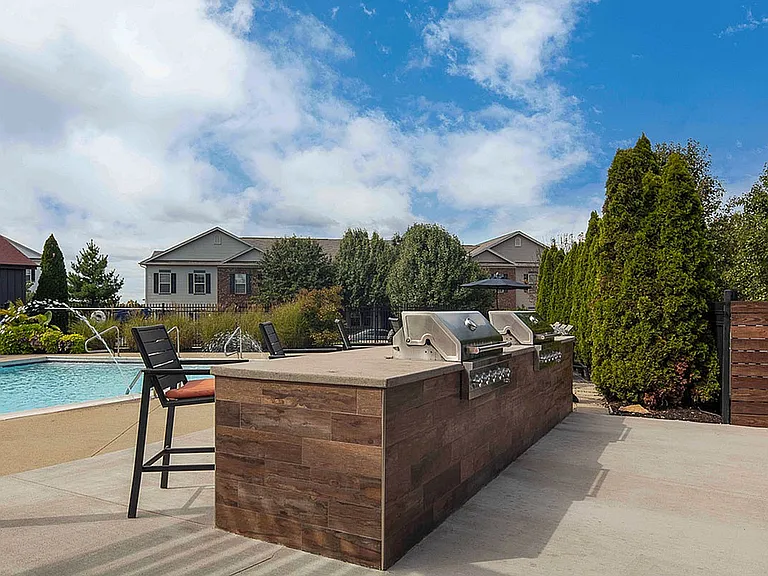 Poolside Grilling