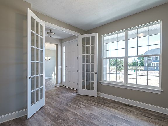Workspace open to foyer