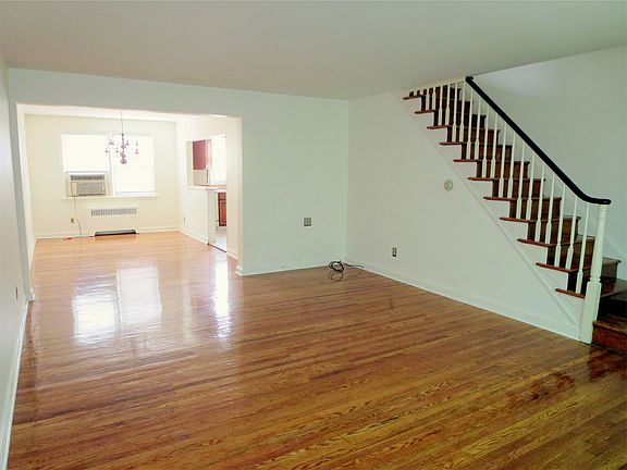 Newly refinished hardwood floor!