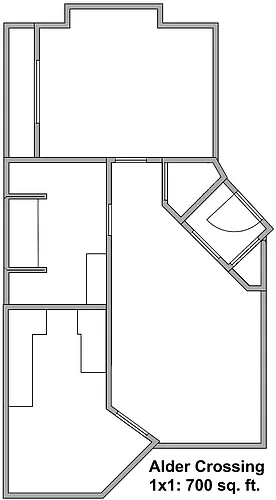 Floor plan 1 Bedroom