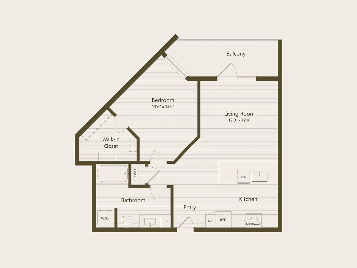 Floor plan 1J
