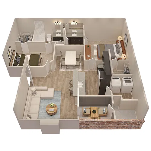 Floor plan Parkside Delilah