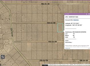 Sub Rio Rancho Ests NE LOT 10, Rio Rancho, NM 87144