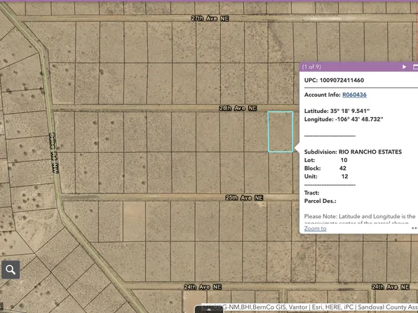 Sub Rio Rancho Ests NE Lot 10, Rio Rancho, NM 87144