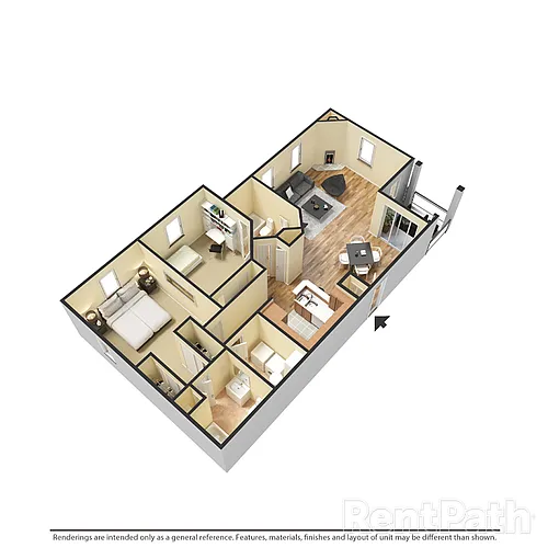 Floor plan 202PFP - Princeton with Fireplace