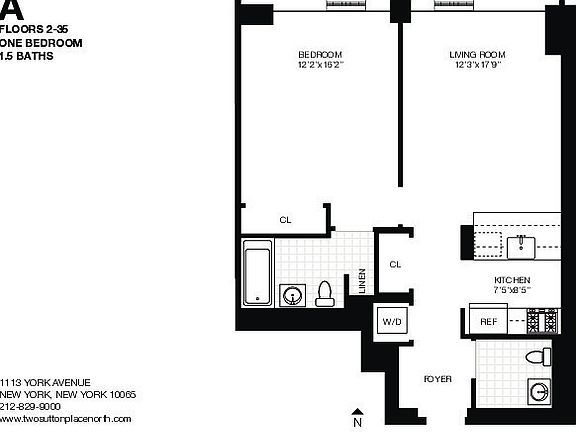 2nd image of 1113 York Ave APT 36A