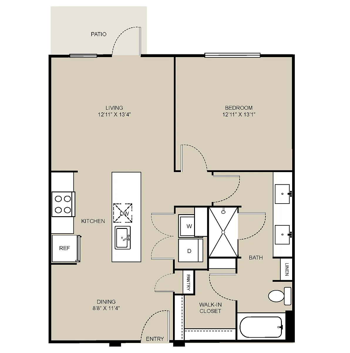 Floor plan A1D